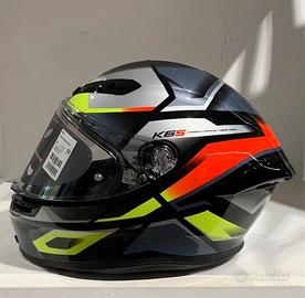 Casco AGV K6 S ERAZER Black/Red/Yellow Fluo