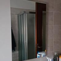 Specchio bagno più colonna e led