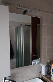 Specchio bagno più colonna e led