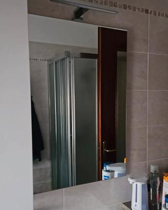 Specchio bagno più colonna e led