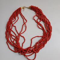 Collana in corallo rosso, molto bella