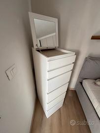 Cassettiera Ikea 6 cassetti 123x40