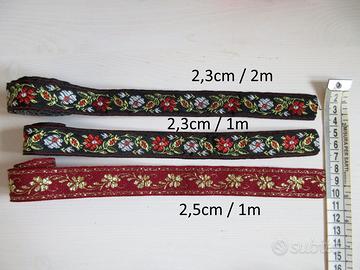 Nastri 4 metri. Jacquard.