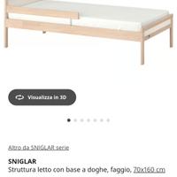 letto lettino bambino + materasso