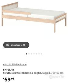 letto lettino bambino + materasso