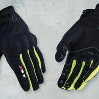 Guanti ls2 dart 2 man gloves black h-v yellow