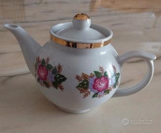 Teiera Porcellana Vintage "Ussr " 