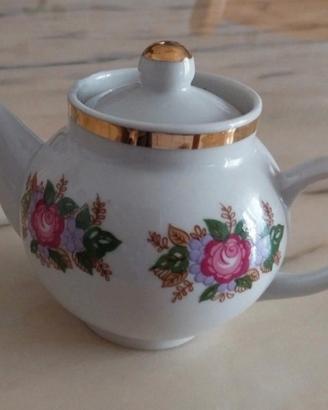 Teiera Porcellana Vintage "Ussr " 