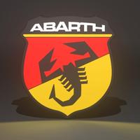 lightbox Abarth a led 