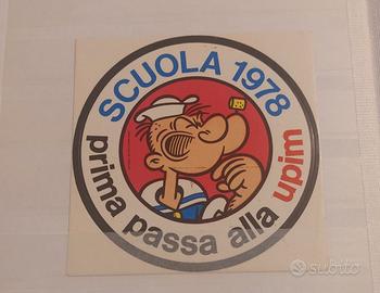Adesivo 1978 vintage originale