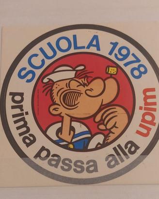 Adesivo 1978 vintage originale