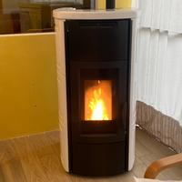 Splendida termostufa a pellet con soli due mesi di