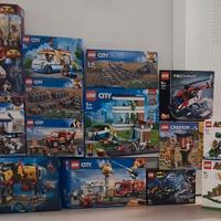 Set mattoncini Lego usati con scatola