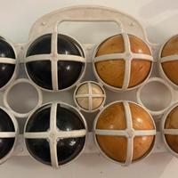 Bocce vintage in legno