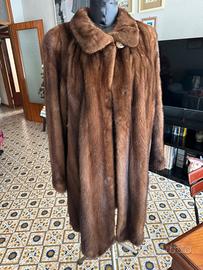 Pelliccia vero Visone marrone