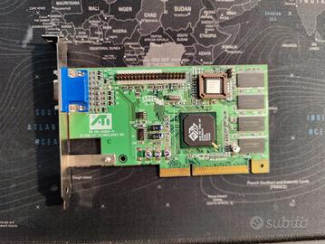 Scheda video grafica ATI Rage ProTurbo AGP 8MB vga