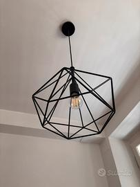 Lampada a sospensione - stile industriale  moderno
