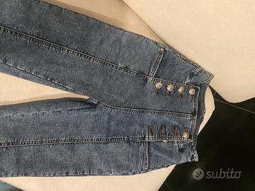 Jeans vita alta taglia 38