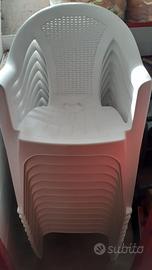 sedie plastica nuove