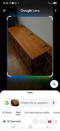 cassapanca legno 