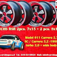 4 cerchi Porsche Fuchs 7x15 8x15 911 -1989 914-6 9