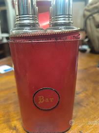 frigobar vintage made in Italy in pelle