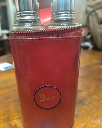 frigobar vintage made in Italy in pelle