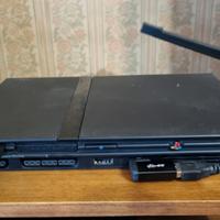 Playstation 2 ps2 slim con 70 giochi e altro