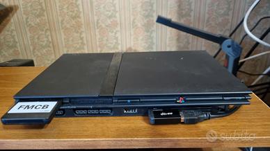 Playstation 2 ps2 slim con 70 giochi e altro