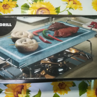 Piastra griglia in pietra, NUOVA mai usata