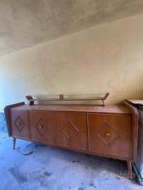 Credenza sideboard anni 50 stile gio ponti