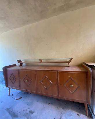Credenza sideboard anni 50 stile gio ponti