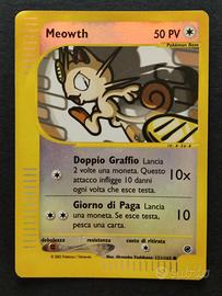 Pokemon Expedition Meowth reverse (EX 121) ITA