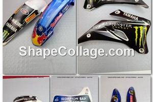 KIT PLASTICHE YAMAHA YZF 450 2008 2009 YZ F 2007 2