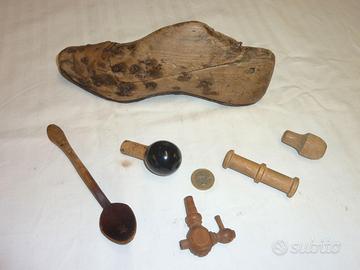 Oggetti e parti in legno vintage