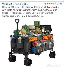 Carrello portatutto pieghevole