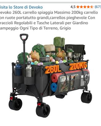 Carrello portatutto pieghevole