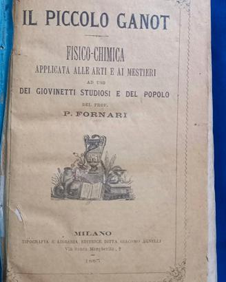 il piccolo Ganot fisico-chimica del  1883