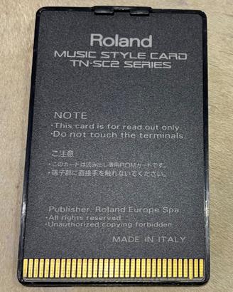 Roland style card TN-SC2-05 series - 50’s & 60’s