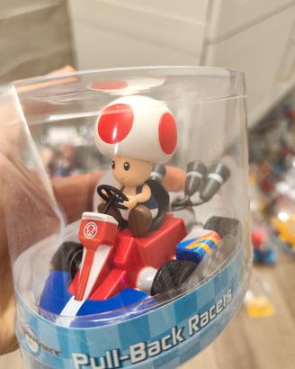 Toad kart carica a molla pull-back 