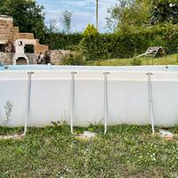 Piscina Bestway Steel 380x190x95 + filtro/pompa