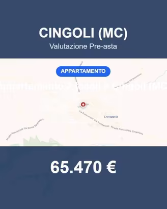 Immobile in asta di 150 m² con box auto a Cingoli
