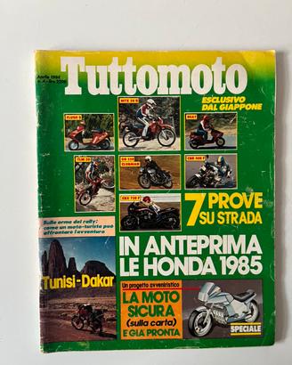 Rivista TUTTOMOTO  n. 4 Aprile 1984