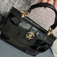 Borsa, Roberto Cavalli, colore vernice nera