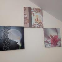 tre quadretti 40x40 