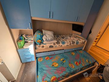 CAMERETTA A PONTE COMPLETA con materassi