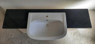 Lavabo Semincasso con piano in granito