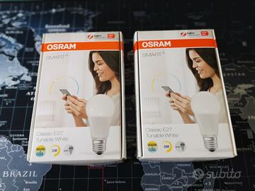 2 lampadine Osram Smart+ LED Zigbee 2700K - 6500K