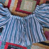 Camicia a righe colorata