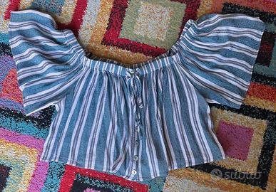 Camicia a righe colorata